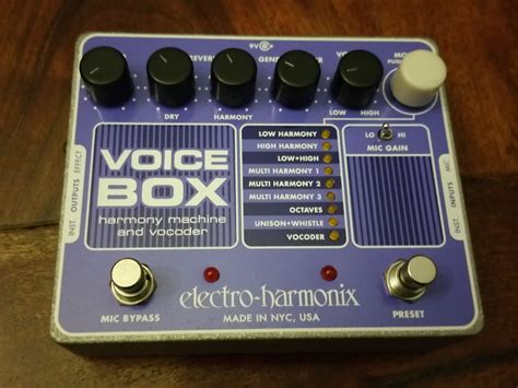 electro harmonix harmony voice box|animatronic voice box.